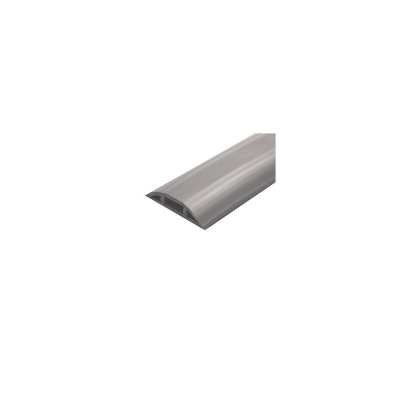 Canaleta Flexible Gris De Pvc Auto Extinguible  (rollo De 25mts.) (930005030)