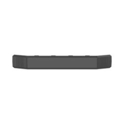 Unión Recta Para Canaleta De Piso Afr4bcbl6 Material Pvc Rigido Color Negro