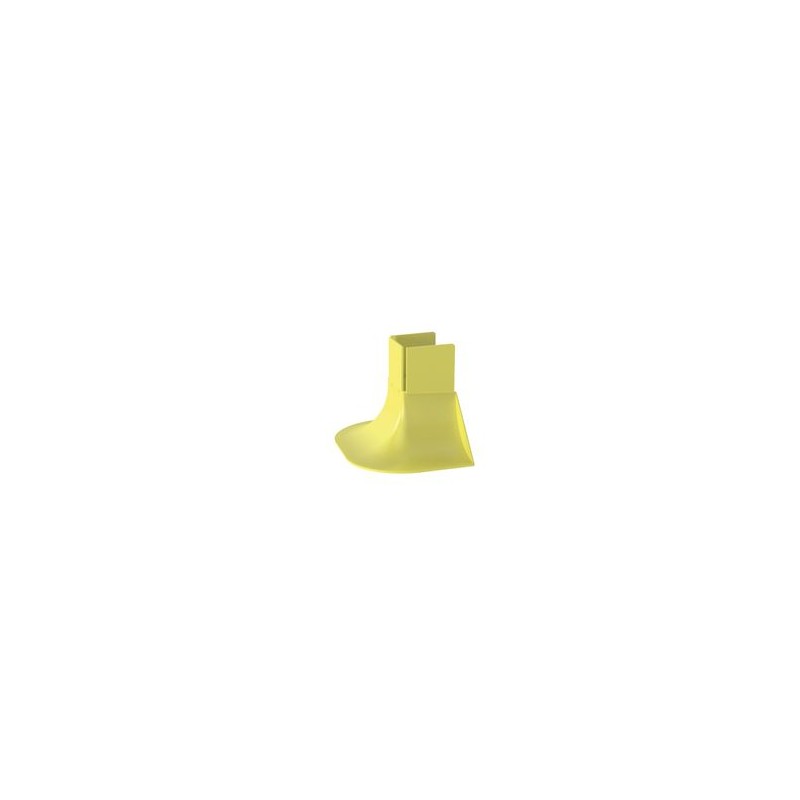 Accesorio Para Control De Radio De Curvatura Para Bajadas De Cable Con Canaletas Fiberrunner 2x2 Color Amarillo
