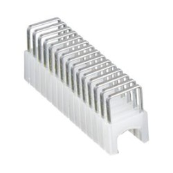 Paquete De 300 Grapas Con Aislamiento  Para Cables Cat3 Y Cat5e Cable De Altavoz Y Cable De Seguridad De Hasta 1/4 × 5/16 (6 Mm
