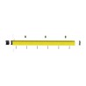 Kit De Administrador De Cables Vertical Fiberrunner 4x4 Incluye Soportes De Montaje Y Accesorios Color Amarillo