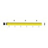 Kit De Administrador De Cables Vertical Fiberrunner 4x4 Incluye Soportes De Montaje Y Accesorios Color Amarillo