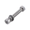 1 Tornillo Allen Milimétrico De Acero Inoxidable  M81.25 X 30/ Con 1 Tuerca 1 Arandela De Presión Y 1 Plana / Para Montajes De M