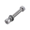 1 Tornillo Allen Milimétrico De Acero Inoxidable  M81.25 X 30/ Con 1 Tuerca 1 Arandela De Presión Y 1 Plana / Para Montajes De M