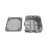 Caja Tipo Estanca Ip55 Con 6 Entradas Tapa Y Tornillo De Vuelta De 1/4 100 X 100 X 50 Mm Color Gris