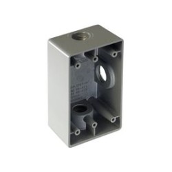 Caja Condulet Fs De 1/2 ( 12.7 Mm) Con Tres Bocas A Prueba De Intemperie.