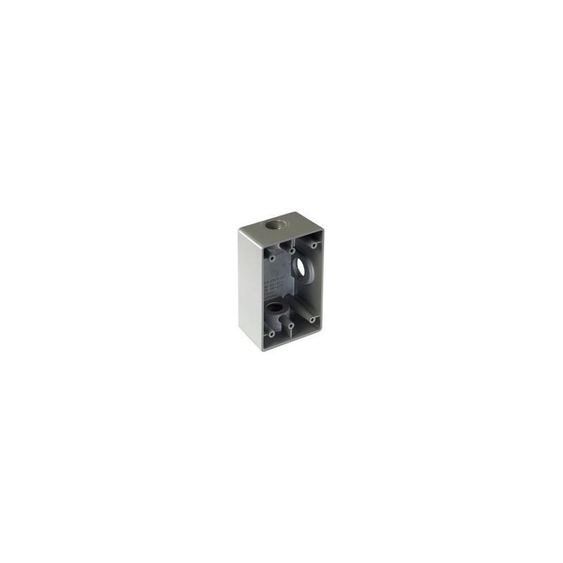 Caja Condulet Fs De 1/2 ( 12.7 Mm) Con Tres Bocas A Prueba De Intemperie.