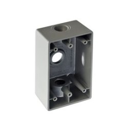 Caja Condulet Fs De 3/4 (19.05mm) Con Tres Bocas A Prueba De Intemperie.