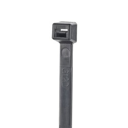 Cincho De Nylon 6.6 Stronghold™ De 300mm De Largo Color Negro Exterior Resistente A Rayos Uv Paquete De 100pz