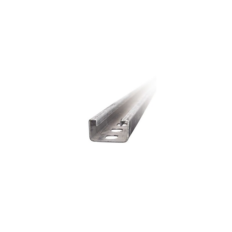 Unicanal Perforado 4 X 2 Cm X 3 M / Calibre 16 / Galv. Electrolitico