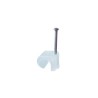Grapa Para Cable Redondo De 7mm Color Transparente (100pzs) (310300100)