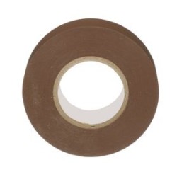 Cinta Eléctrica Para Aislar De Pvc Uso General Grosor De 0.18mm (7 Mil) Ancho De 19mm Y 20.12m De Largo Color Café