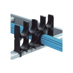 Espaciador De Cables De Nylon 6.6 Con 1 Espacio De 1.25 In (31.8 Mm) De Diámetro Color Negro 1 Pieza