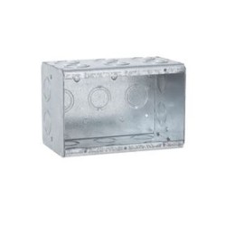 Caja Multigang De 3 Gangs/ Profundidad De 31/2/ 19 Entradas De 1/2  3/4.