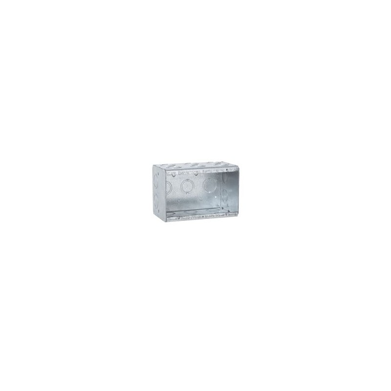 Caja Multigang De 3 Gangs/ Profundidad De 31/2/ 19 Entradas De 1/2  3/4.