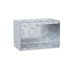 Caja Multigang De 3 Gangs/ Profundidad De 31/2/ 19 Entradas De 1/2  3/4.