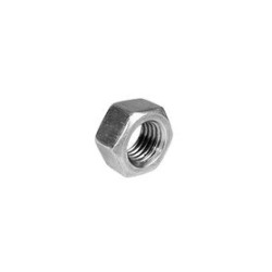 Tuerca Hexagonal De 1/4 Con Acabado Electro Zinc