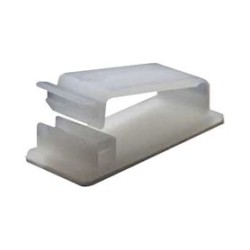 Clip Organizador De Cables Autoadherible Disenado Para Sujetar Y Organizar Cables Sin Necesidad De Perforar Muros Paquete Con 5
