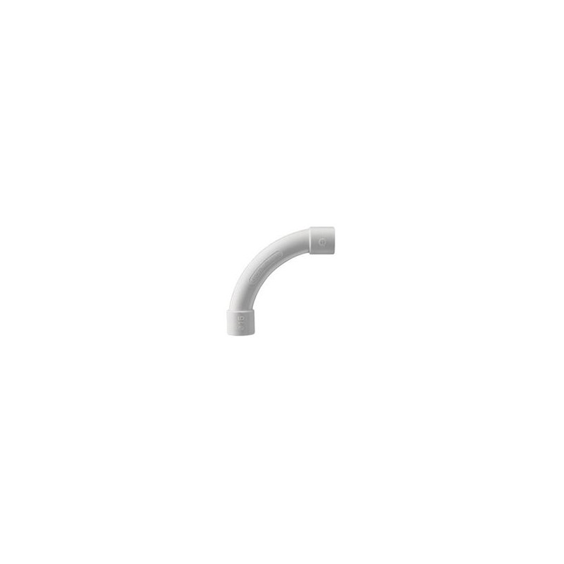 Curva De Radio Estrecho Para Tuberia Rigida Recomendado Para Cables De Datos Pvc Autoextinguible De 25 Mm