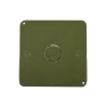Tapa Para Caja Cuadrada De 3/4 Para Instalaciones Con Tuberia Pvc Conduit Pesado.