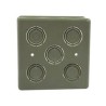 Caja Cuadrada  De 1/2  3/4 Para Pvc Conduti Pesado.