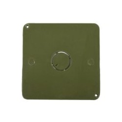 Tapa  Para Caja Cuadrada De 1/2 Para Instalaciones Con Tuberia Pvc Conduit Pesado.