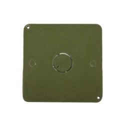 Tapa  Para Caja Cuadrada De 1/2 Para Instalaciones Con Tuberia Pvc Conduit Pesado.