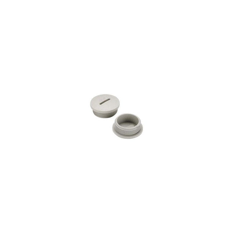 Tapón Roscado De 3/4 Para Caja Cuadrada A Prueba De Intemperie.