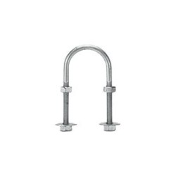 Abrazadera Tipo U De 1/2 Con Acabado Electro Zinc No Incluye Tuercas Y Arandelas