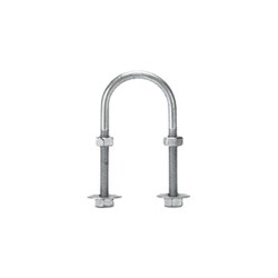 Abrazadera Tipo U De 1/2 Con Acabado Electro Zinc No Incluye Tuercas Y Arandelas