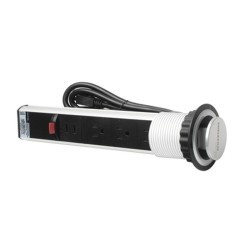 Thorreta De Escritorio Con 3 Contactos Eléctricos Y 2 Usb (1100063202)