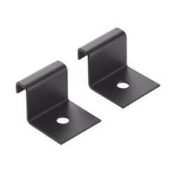 Kit De Soporte Vertical A Pared Para Charola Tipo Escalerilla De Acero Color Negro