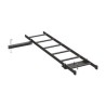 Kit De Conexión De Rack A Pared Con Escalerilla De 1.3 M De Largo Y 12 In De Ancho De Acero Color Negro