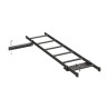 Kit De Conexión De Rack A Pared Con Escalerilla De 1.3 M De Largo Y 12 In De Ancho De Acero Color Negro