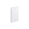 Placa De Pared Ciega Universal Color Blanco