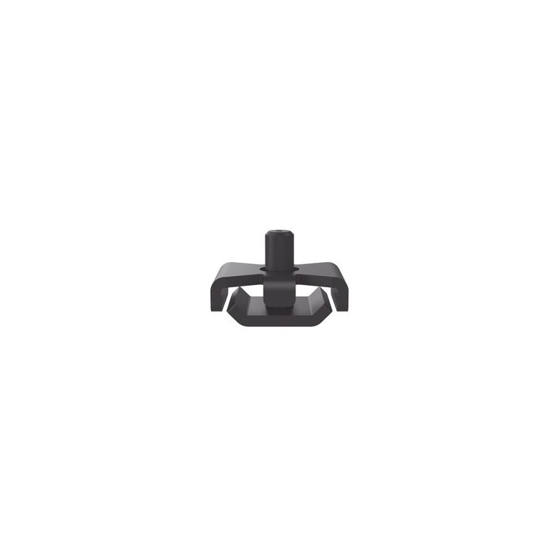 Kit De 50 Piezas De Uniones Con Tornillo Y Arandelas Para Charolas Wire Basket Color Negro