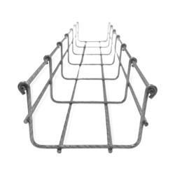 Charola Tipo Malla 66/100 Mm Bimetálica Para Instalación En Exterior O Interior Extrema Resistencia Y Durabilidad. Hasta 105 Cab
