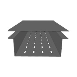 Tapa Para Fondo Perforado De 9  Perfil Z
