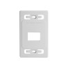 Placa De Pared Modular Max De 2 Salidas Color Blanco