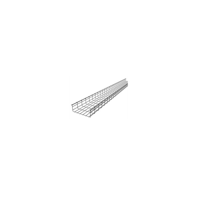Charola Tipo Malla 116/300 Mm Con Acabado Elctro Zinc  Hasta 553 Cables Cat6 Tramo 3 M