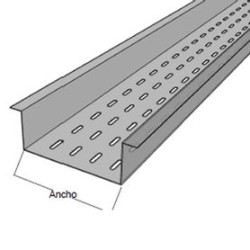 Fondo Perforado Perfil Z Ancho De 4 X 9 Material Aluminio Incluye Tornilleria