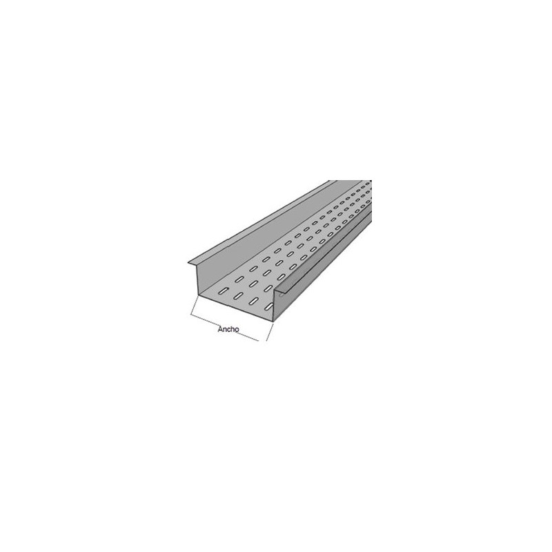 Fondo Perforado Perfil Z Ancho De 4 X 9 Material Aluminio Incluye Tornilleria