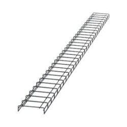 Charola Para Canalización Wyrgrid® Tipo Malla Con Pintura Electrostática En Color Negro 8 In (203.2 Mm) De Ancho 53.1 Mm De Alto