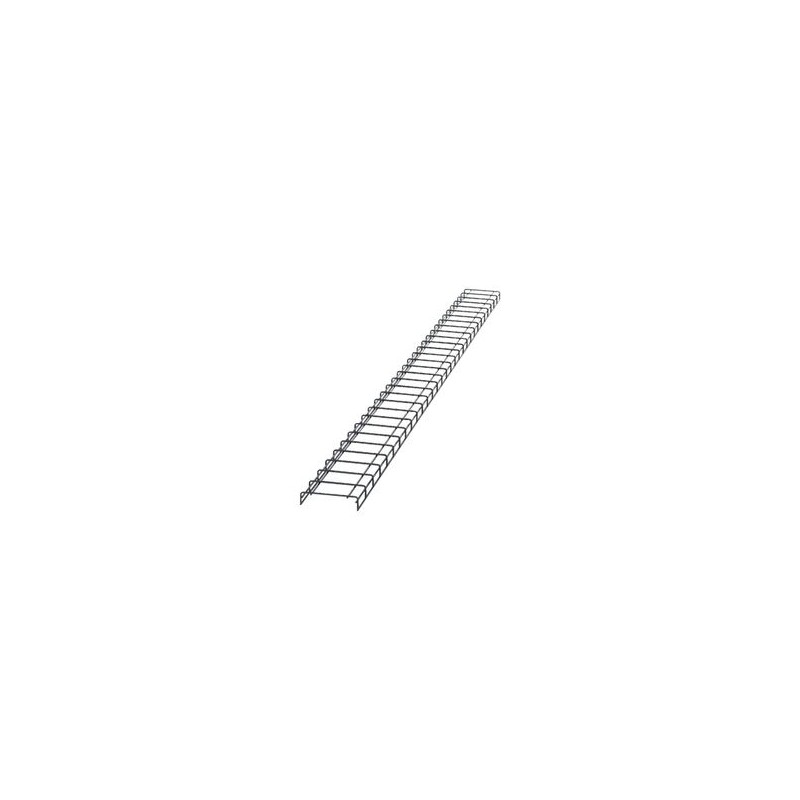 Charola Para Canalización Wyrgrid® Tipo Malla Con Pintura Electrostática En Color Negro 8 In (203.2 Mm) De Ancho 53.1 Mm De Alto