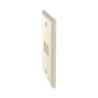 Placa De Pared Vertical Salida Para 2 Puertos Keystone Color Marfil