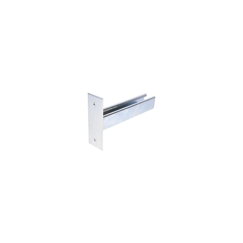 Ménsula Unicanal 200mm Con Acabado Electro Zinc