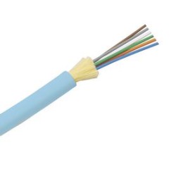 Cable De Fibra Óptica De 6 Hilos Multimodo Om4 50/125 Optimizada Interior Tight Buffer 900um No Conductiva (dieléctrica) Ofnp (p