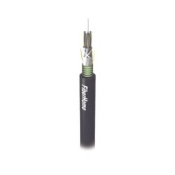 Cable De Fibra Óptica Para Exterior G.652d Armada Monomodo De 12 Hilos Loose Tube Color Negro Precio Por Metro