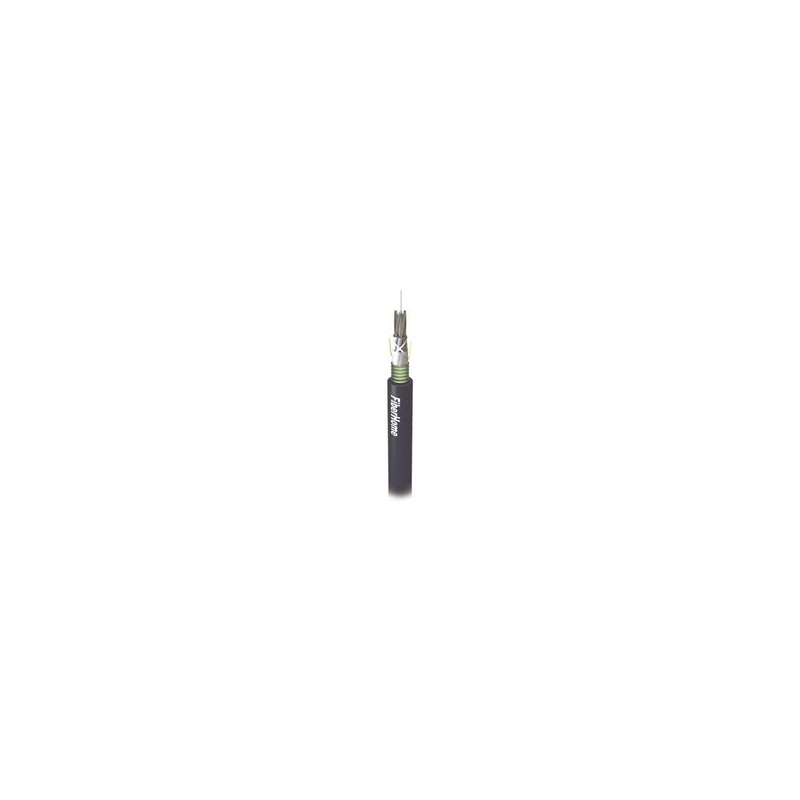 Cable De Fibra Óptica Para Exterior G.652d Armada Monomodo De 12 Hilos Loose Tube Color Negro Precio Por Metro
