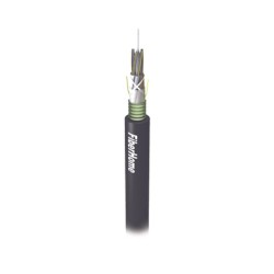 Cable De Fibra Óptica Para Exterior G.652d Armada Monomodo De 12 Hilos Loose Tube Color Negro Precio Por Metro